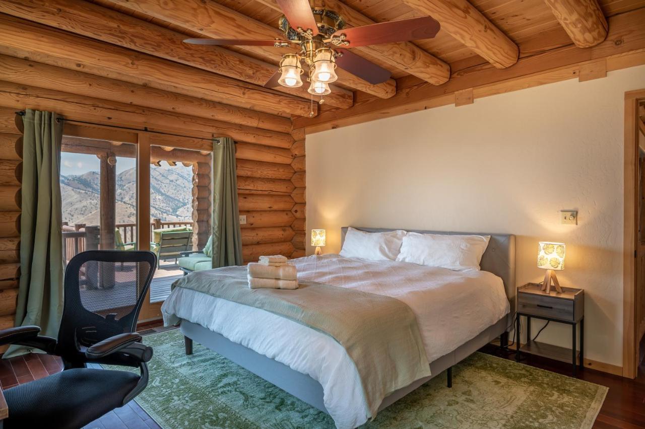 4 Kings Log Cabin 150 Acres Spectacular Views Three Rivers Eksteriør billede