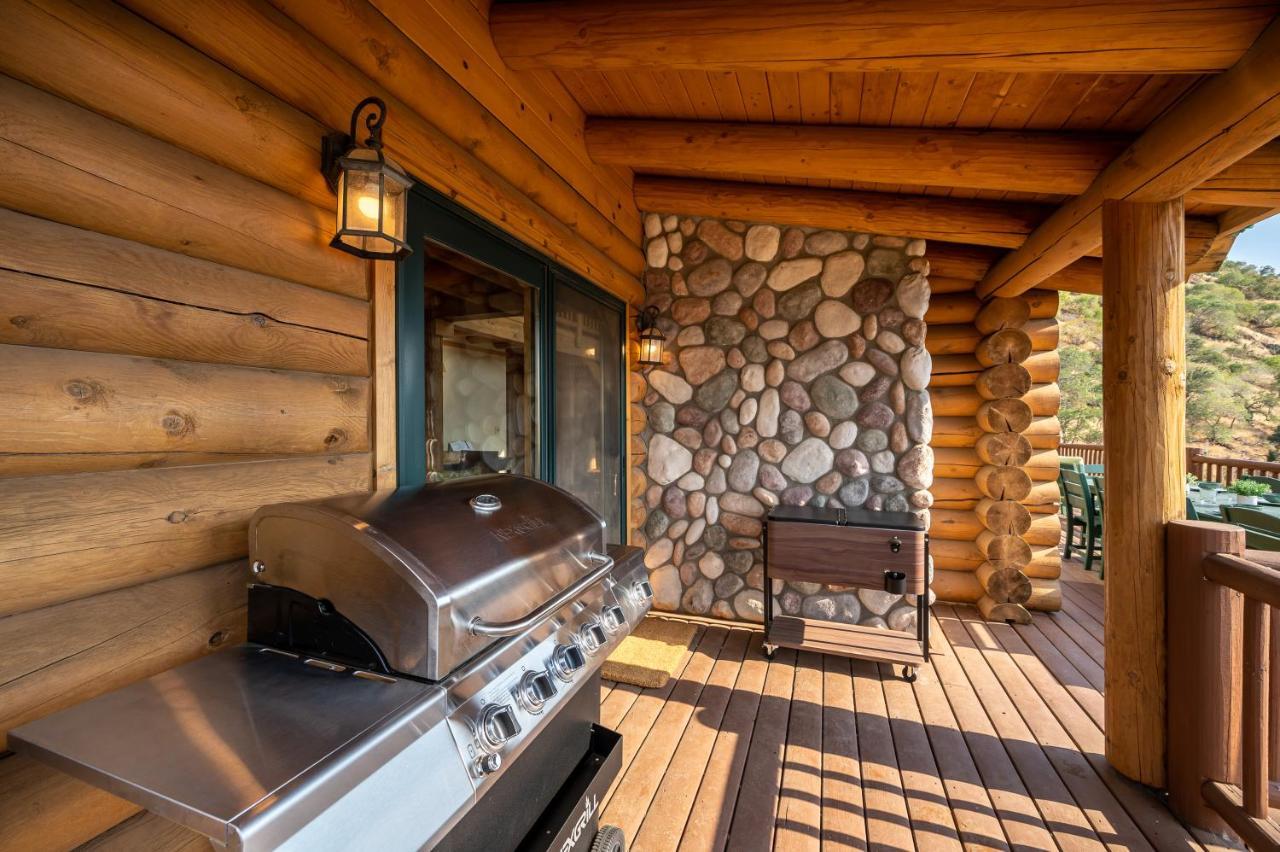 4 Kings Log Cabin 150 Acres Spectacular Views Three Rivers Eksteriør billede